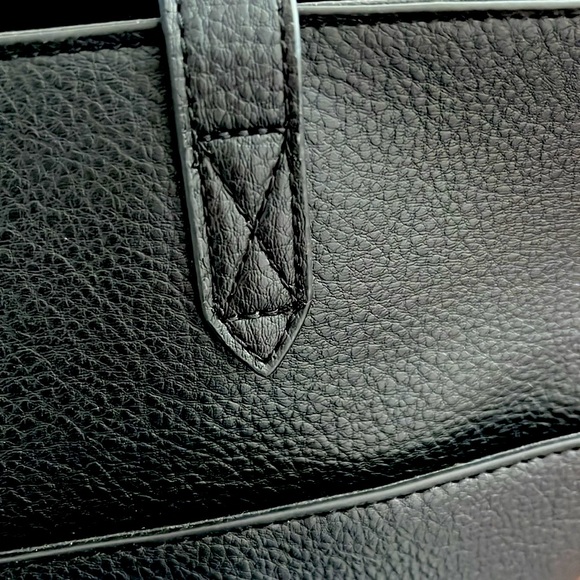 Seven Days black vegan tote bag - Picture 3 of 5